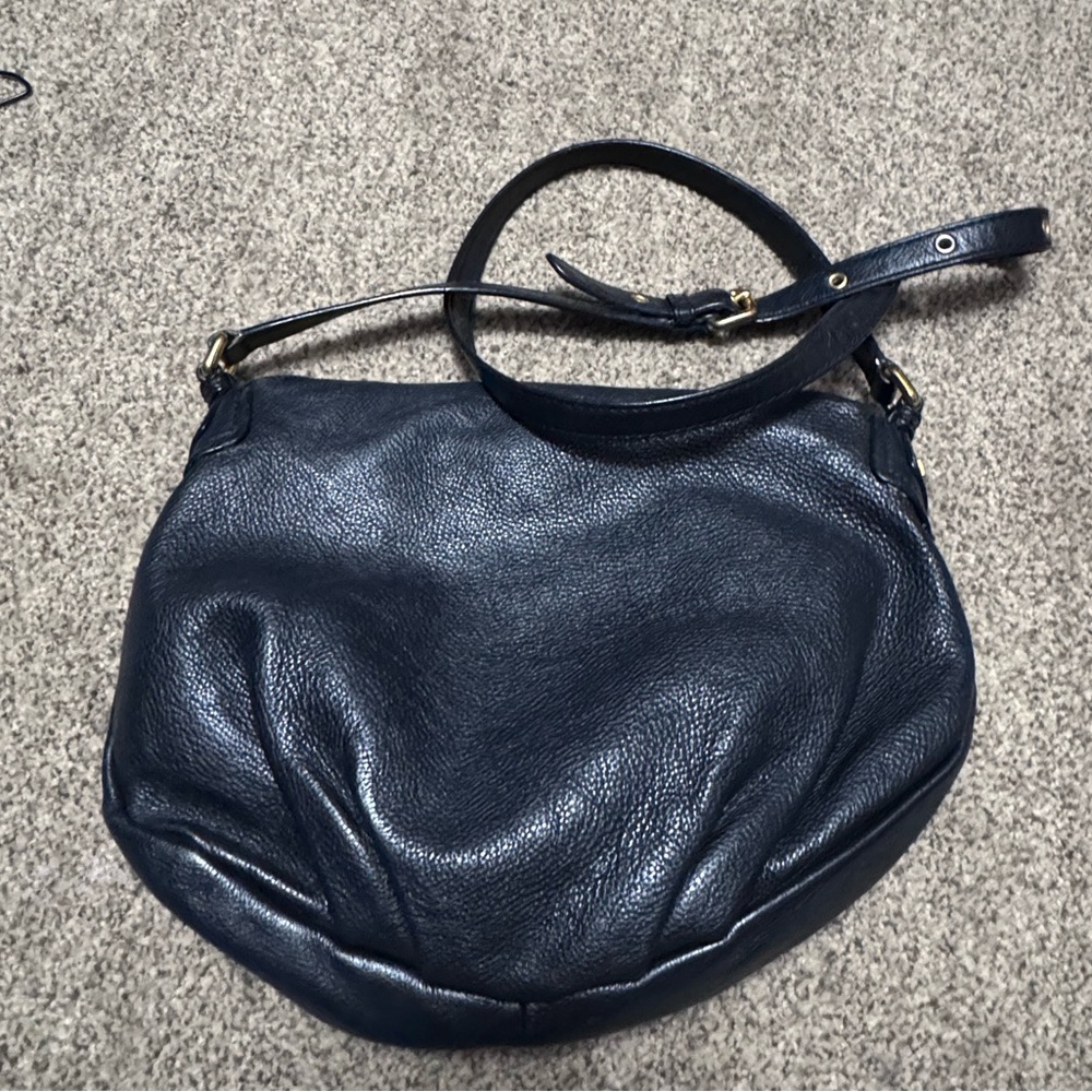 Marc by Marc Jacobs Classic Q Natasha black pebbled leather crossbody bag - Picture 7 of 12